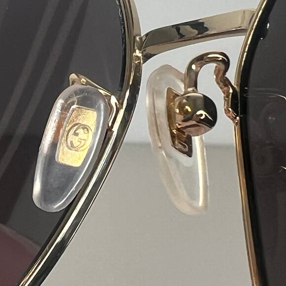 Gucci Square Gold Oversized Sunglasses 60MM main image 9
